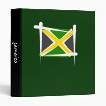 Jamaica Brush Flag 3 Ring Binders