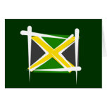 Jamaica Brush Flag Card