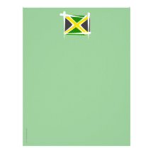 Jamaica Brush Flag Letterhead Template