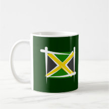 Jamaica Brush Flag Mug