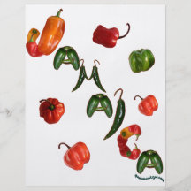 Jamaica Chili Peppers Flyer Design