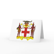 Jamaica Coat of Arms Greeting Card