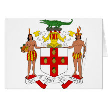 Jamaica Coat Of Arms Greeting Card