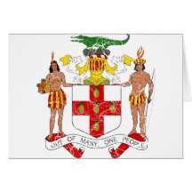 Jamaica Coat Of Arms Greeting Cards