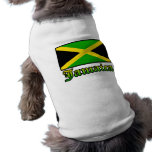 Jamaica Flag, Black, Green and Yellow pet clothing