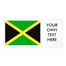 Jamaica Flag Custom Photo Card