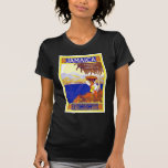 Jamaica Gem of the Tropics Vintage Travel Poster Tee Shirt