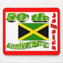 Jamaica independence mouse pads