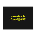 Jamaica is fun~!@#$? postcards