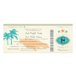 Jamaica Save the Date Boarding Pass Announcement