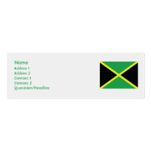 Jamaica - Skinny Business Cards