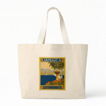 Jamaica the gem of the tropics canvas bags