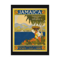 Jamaica the gem of the tropics postcards