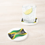 Jamaica Waving Flag Beverage Coaster