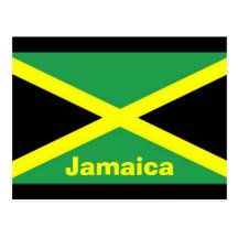 Jamaican Flag Postcard