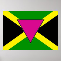 Jamaican Gay Pride Flag Print