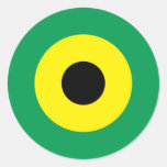 Jamaican Mod Round Sticker 2