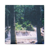 Jamaican Waterfall Fridge Magnet