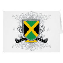 jamaicashield2 greeting cards