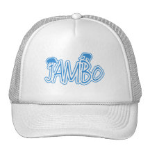 Jambo swahili Hello blue Hat