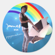 Jame$ stickers