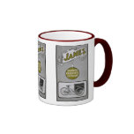 James 1913 Delivery Bicycle Advertisment Mugs