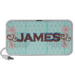 James 3D, lace & floral art speaker