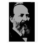 James A. Garfield silhouette Post Card
