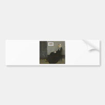 James Abbott Whistler - Whistler's Mother Bumper Sticker