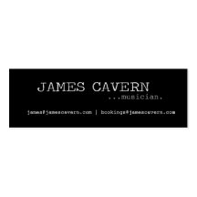 James Cavern Business Card