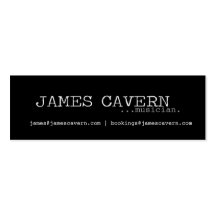 James Cavern Business Card