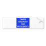 james crowley for president bumper sticker