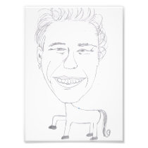 James Franco with the Body of a Horse Print Photo Art
