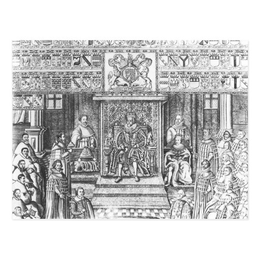 James I of England  at Court Postcards