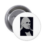 James K. Polk silhouette Button