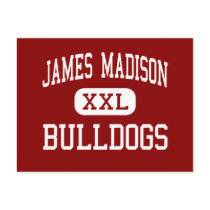 James Madison - Bulldogs - High - Norcross Georgia Postcards