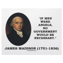 James Madison If Men Were Angels No Gov't Would Be Personalized Letterhead