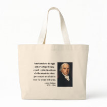 James Madison Quote 4b Tote Bag