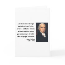 James Madison Quote 4b Card