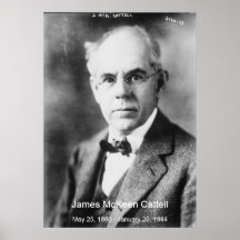 James McKeen Cattell Canvas Image Posters