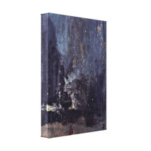 James McNeill Whistler - Night in Black and Gold Stretched Canvas Prints
