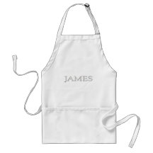 James Personalized Name Apron