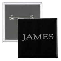 James Personalized Name Button