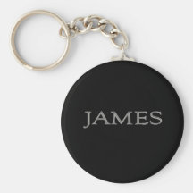 James Personalized Name Keychain