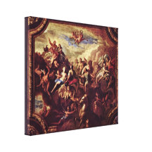 James Thornhill - assembly of gods on Olympus Gallery Wrapped Canvas