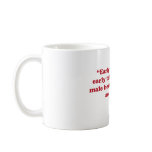 James Thurber - early to rise mugs