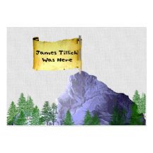 James Tillich Was Here Business Cards
