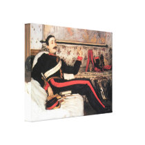 James Tissot - Colonel Frederick Gustavus Burnaby Canvas Print