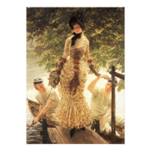 James Tissot On The Thames Card