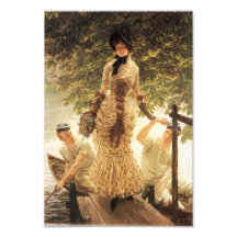 James Tissot On The Thames Print Photo Art